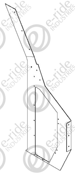 L FRONT DOOR TRIM FLANGE 