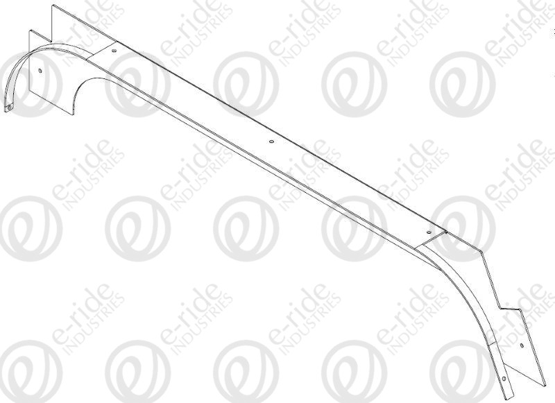 RH DOOR U TRIM FLANGE BASE 