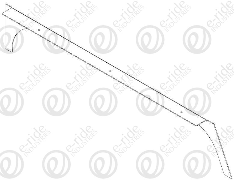 LH UPPER TRIM FLANGE
