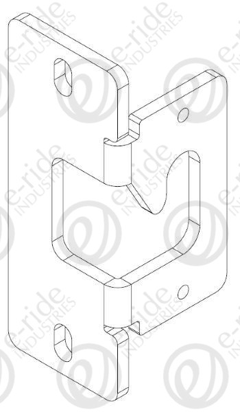 FOLD BED STRIKE PLATE - L
