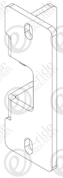 FOLD BED STRIKE PLATE - R