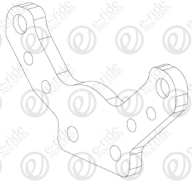 LEFT FROGGER CALIPER MOUNT