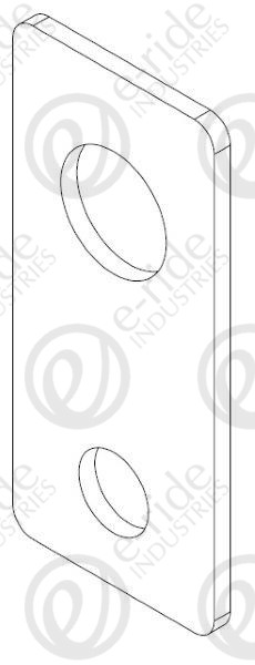 CALIPER HOSE MOUNT PLATE