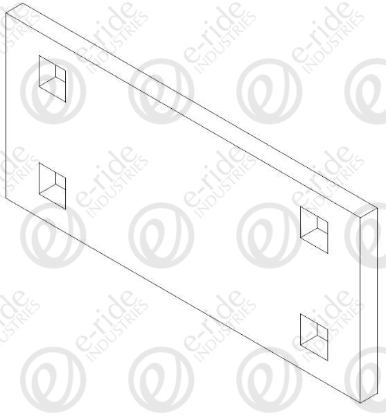 FRONT BRAKE CABLE PLATE
