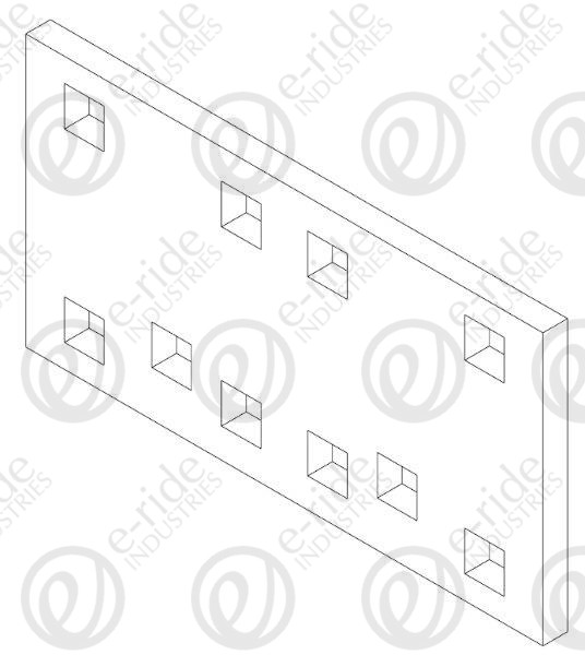 CENTER BRAKE CABLE PLATE