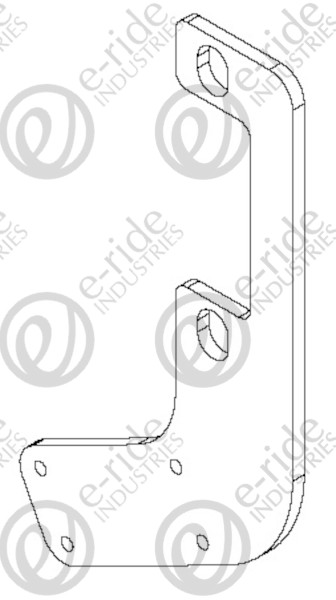 REAR BRAKE TEE MOUNT PLATE