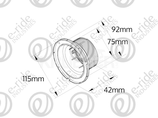 DUCTING FLANGE 75MM