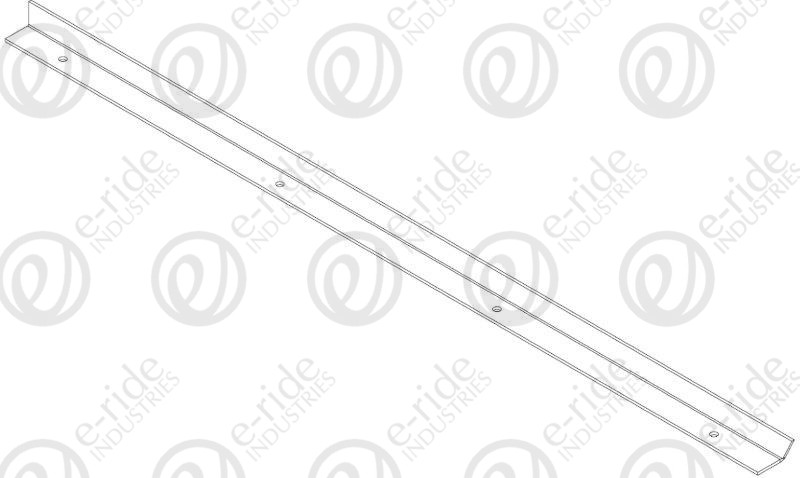 LEFT LOWER DOOR TRIM FLANGE