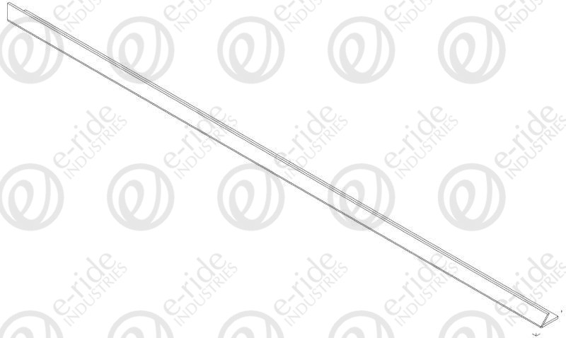 R LOWER DOOR TRIM FLANGE