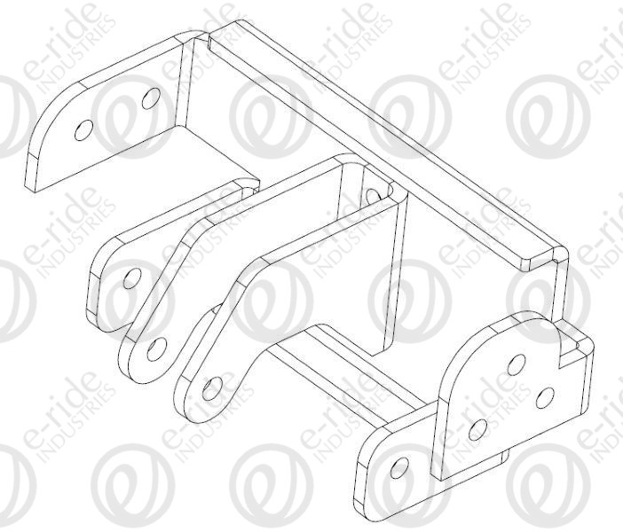 L SIDE UPPER F SHOCK MNT.