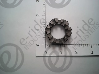 1in-14 12 SLOTTED NUT PLAIN