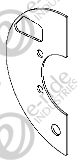 DRUM BRAKE BACKING PLATE